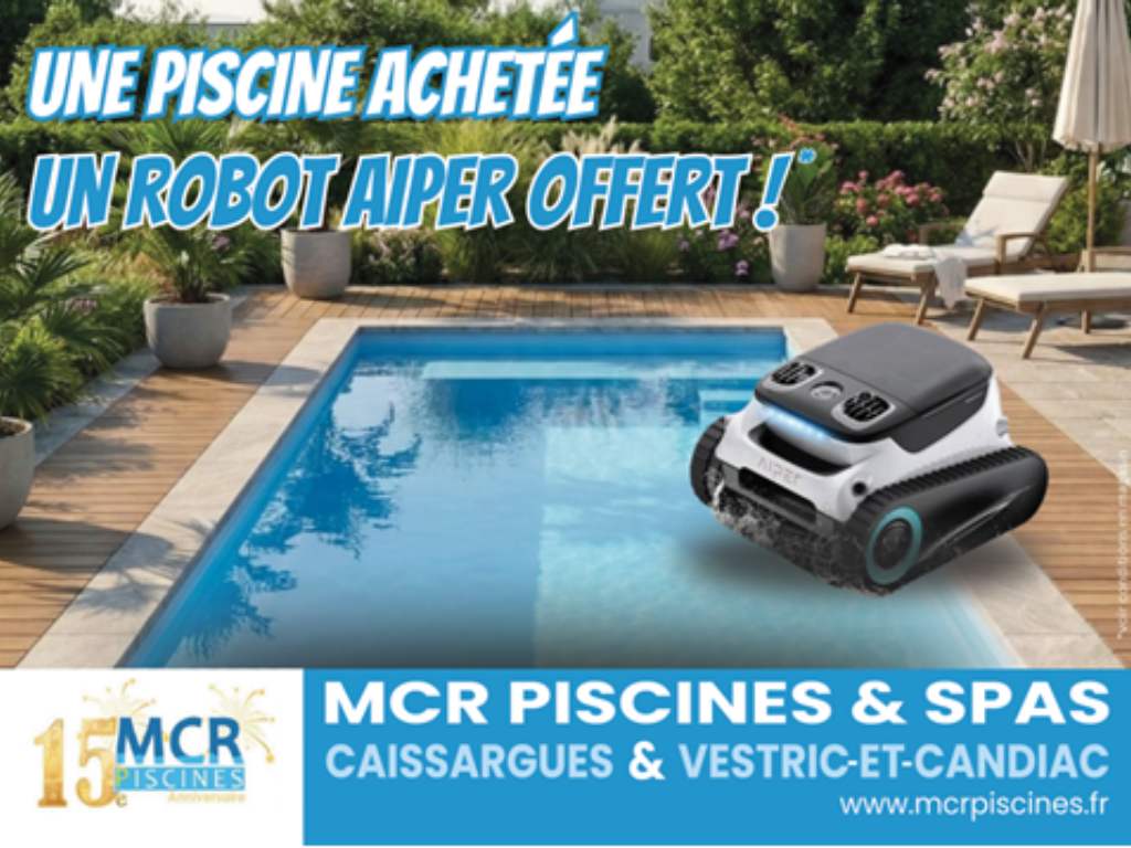 Offre exceptionnelle chez MCR Piscines & Spas !