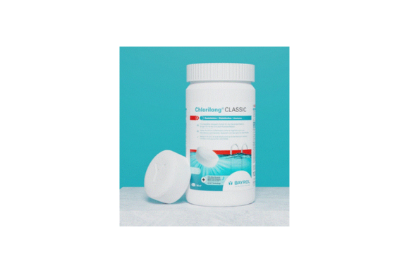 Chlore lent Bayrol Chlorilong Classic : une eau saine et cristalline toute l'année - Mcr Piscines et Spas, Gard