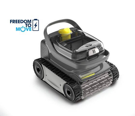 Robot de piscine sans fil Zodiac Pixel OP 321 en action