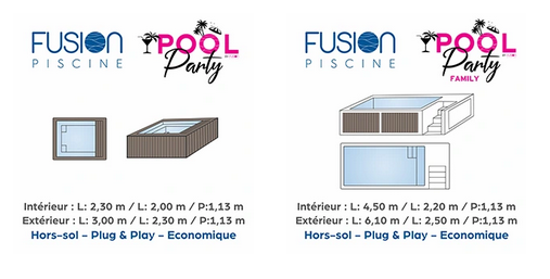 Piscine hors-sol Pool Party/Pool Party Family