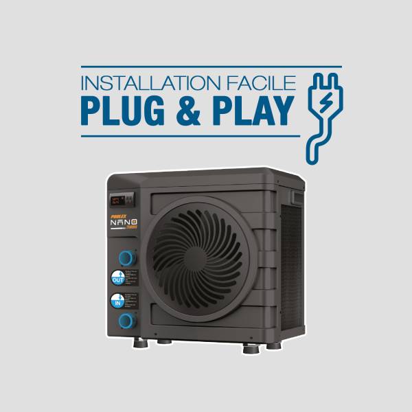 Poolex Nano Trubo : la pompe à chaleur idéal pour un chauffage rapide de votre piscine 